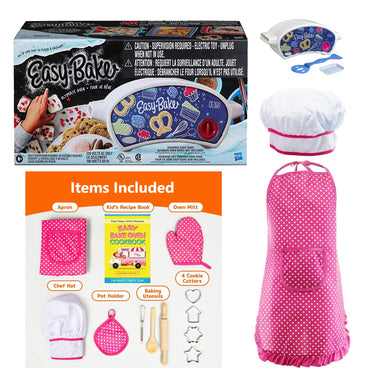 Easy Bake Oven Baking Bundle (Oven, Apron, Mitt, Chef Hat, Cookbook + More) - Easy Bake Oven.com